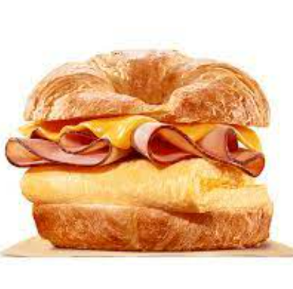 burger king Ham and Cheese Croissan'wich
